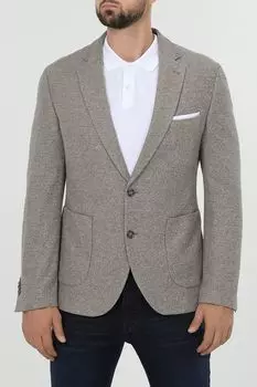 Пиджак однобортный с карманами Cinque