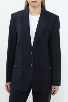 Пиджак однобортный с накладными карманами Tommy Hilfiger