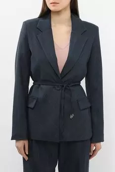 Пиджак однобортный с поясом Rinascimento