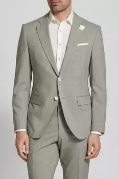 Пиджак однобортный шерстяной BOSS