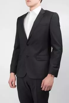 Пиджак однобортный шерстяной HUGO