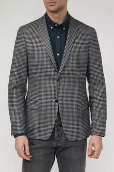 Пиджак однобортный в клетку LERROS