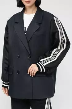 Пиджак оверсайз с контрастными деталями Twist