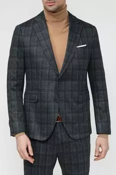 Пиджак приталенного кроя в клетку Cinque