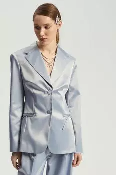 Пиджак приталенный с декором Nume