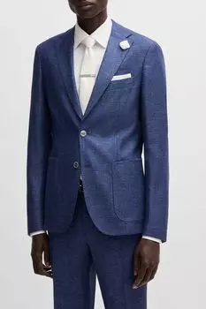 Пиджак приталенный с карманами BOSS