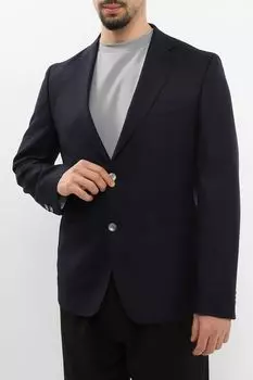 Пиджак шерстяной однобортный BOSS