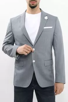 Пиджак шерстяной однобортный BOSS