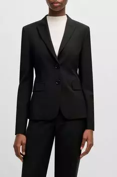 Пиджак шерстяной приталенный BOSS