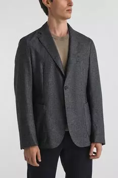 Пиджак шерстяной с карманами BOSS