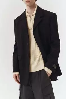 Пиджак шерстяной свободного кроя Dunst