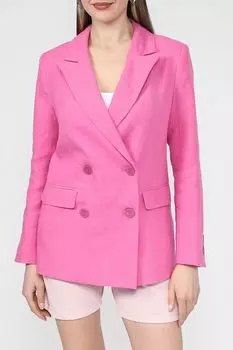 Пиджак удлиненного кроя из льна SABRINA SCALA