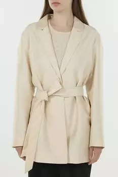 Пиджак удлиненного кроя на поясе SABRINA SCALA