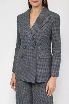 Пиджак в клетку приталенного кроя SABRINA SCALA