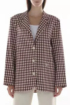 Пиджак в мелкую клетку с карманами Tommy Hilfiger