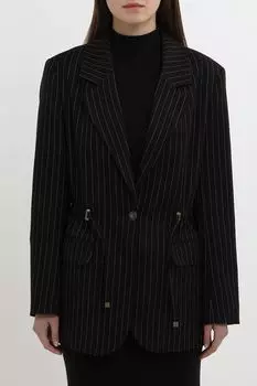 Пиджак в полоску на кулиске Auranna