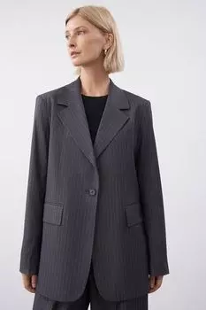 Пиджак в полоску свободного кроя Urban Tiger