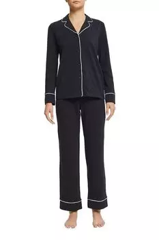 Пижама хлопковая с контрастными деталями Esprit