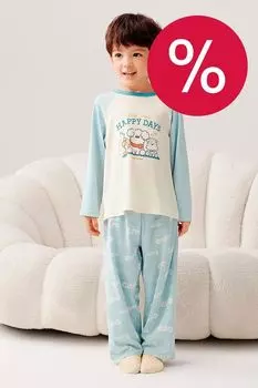 Пижама хлопковая с принтом Balabala