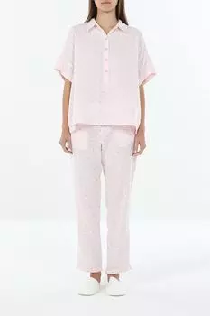 Пижама хлопковая с принтом Benetton Undercolors