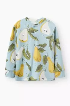 Пижама хлопковая с принтом Happy Baby