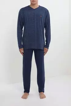 Пижама хлопковая с принтом Massana