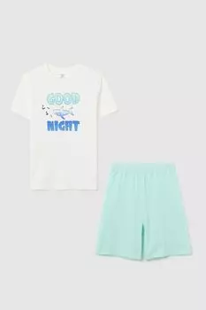 Пижама хлопковая с принтом OVS