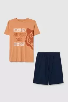 Пижама хлопковая с принтом OVS