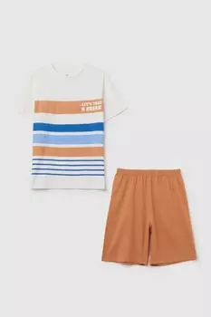 Пижама хлопковая с принтом OVS