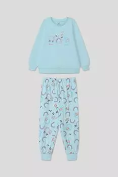 Пижама хлопковая с принтом OVS