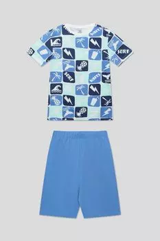 Пижама хлопковая с принтом OVS