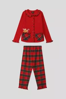 Пижама хлопковая с принтом OVS