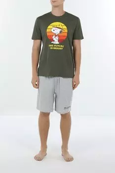 Пижама хлопковая с принтом OVS