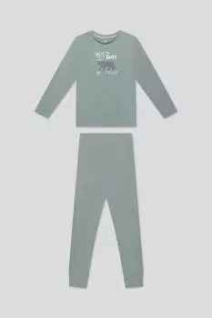 Пижама хлопковая с принтом OVS