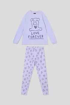 Пижама хлопковая с принтом OVS