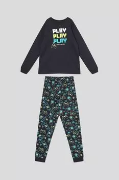 Пижама хлопковая с принтом OVS