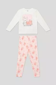 Пижама хлопковая с принтом OVS