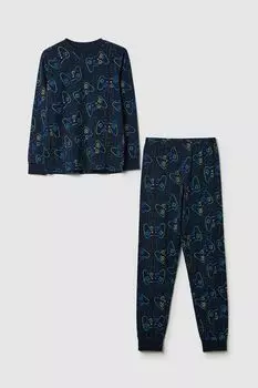 Пижама хлопковая с принтом OVS