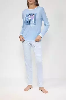 Пижама из футболки и брюк с принтом Massana