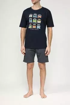Пижама из футболки и шорт Massana