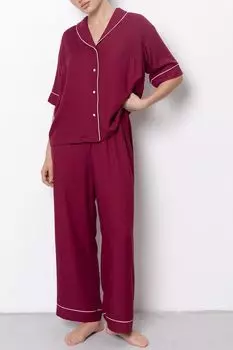 Пижама из рубашки и брюк Almando Melado