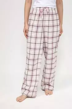 Пижамные брюки из хлопка в клетку Esprit