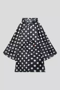 Плащ-дождевик с капюшоном в горох Dots White Reisenthel