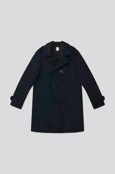 Плащ прямого кроя с хлястиками на рукавах Silver Spoon Life