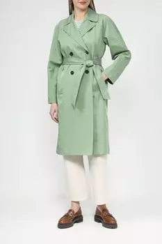 Плащ прямого кроя со съемным поясом Emme Marella