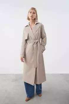 Плащ свободного кроя на поясе Urban Tiger