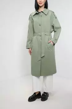 Плащ удлиненного кроя с поясом Esprit Edc