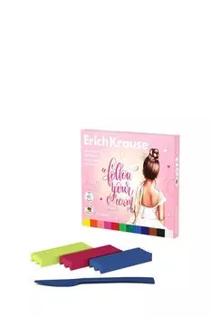 Пластилин, 12 цветов со стеком ErichKrause