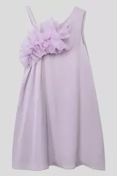 Платье ассиметричного кроя с отделкой Choupette