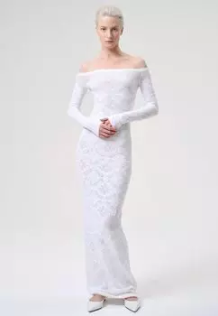 Платье ажурное белое SERAYA